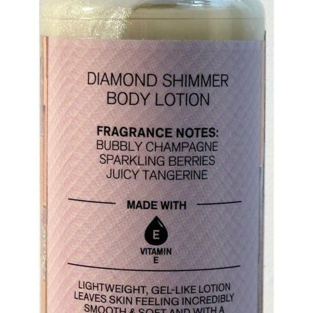 Bath & Body Works CHAMPAGNE TOAST DIAMOND SHIMMER BODY LOTION 4.9 oz - Picture 3 of 3